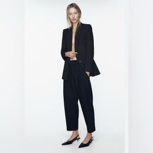 Zara Elegant Black Women's trouser Pants size large